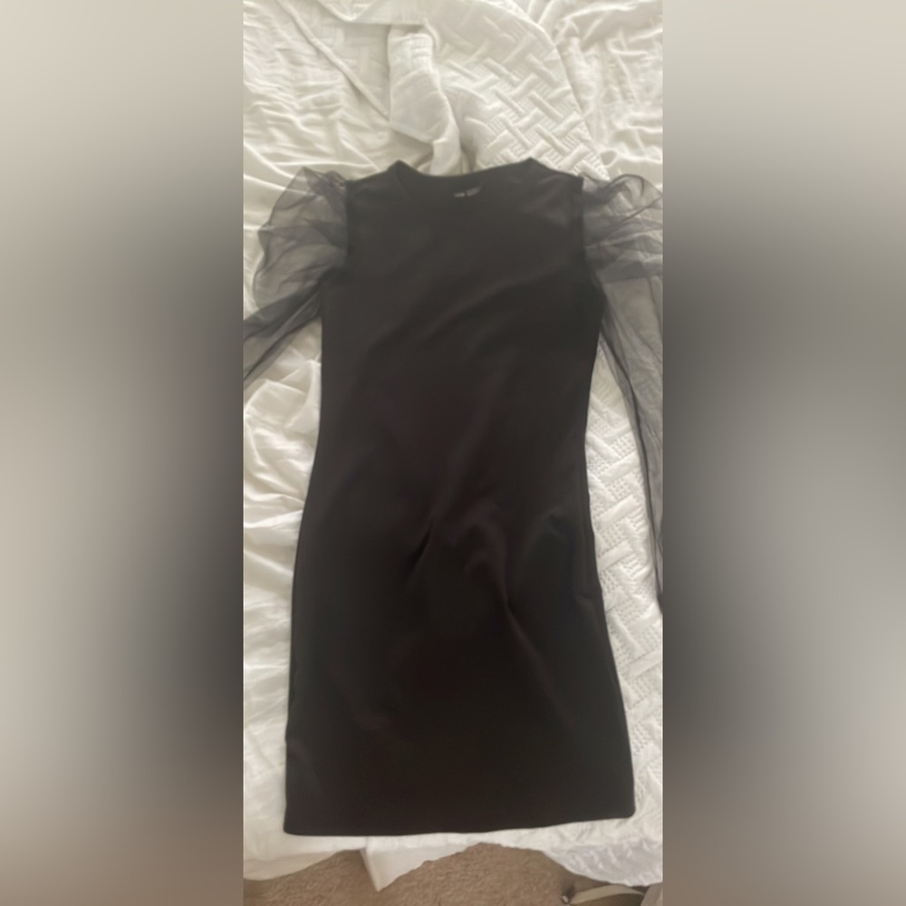 Black Long sleeved Dress